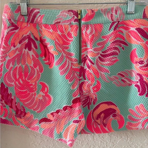 Lilly Pulitzer Pants - Lilly Pulitzer Vibrant Pink and Green Patterned Shorts